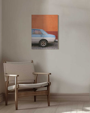 Tablou canvas „Retro Car | San Miguel de Allende Mexico” de Raisa Zwart