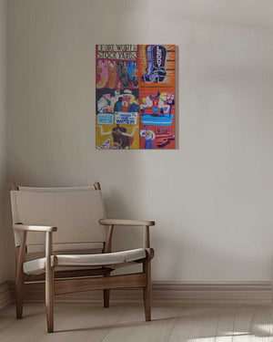 Tablou canvas „Fort Worth” de Steve Spencer