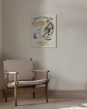 Tablou canvas „Dont Honey Print 2” de The Whiskey Ginger