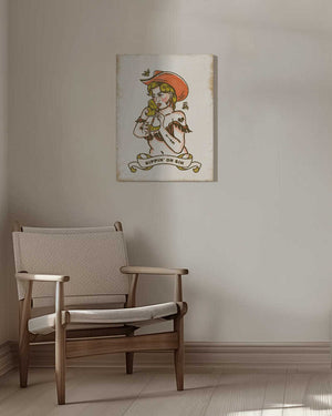 Tablou canvas „Sippin On Sin Cute &amp; Sassy Cowgirl Art” de The Whiskey Ginger