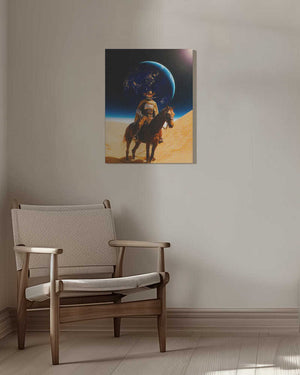 Tablou canvas „Space Cyborg” de Taudalpoi