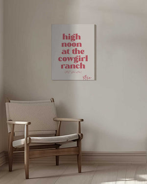 Tablou canvas „Cowgirl” de Oju Design