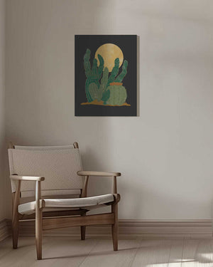Tablou canvas „Modern Americana and Cactus” de Nikita Jariwala