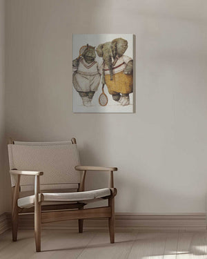 Tablou canvas „Gentlemen of the Court” de Mike Koubou