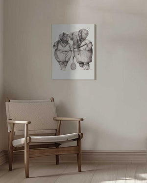 Tablou canvas „Gentlemen of the Court” de Mike Koubou