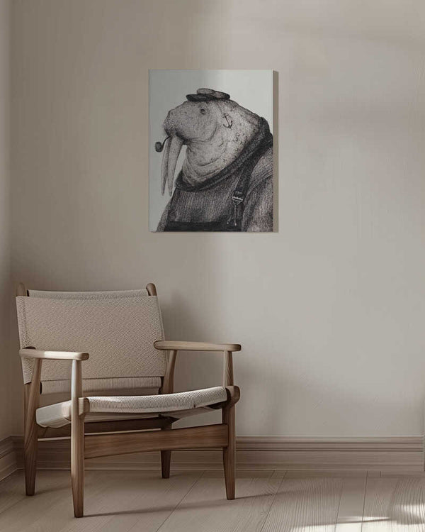 Tablou canvas „Sea Captain's Wisdom” de Mike Koubou