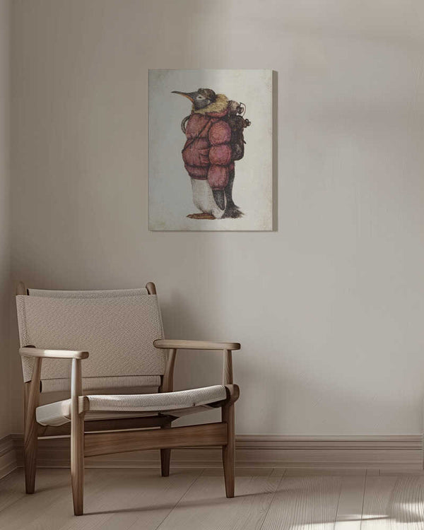 Tablou canvas „Skybound Penguin” de Mike Koubou