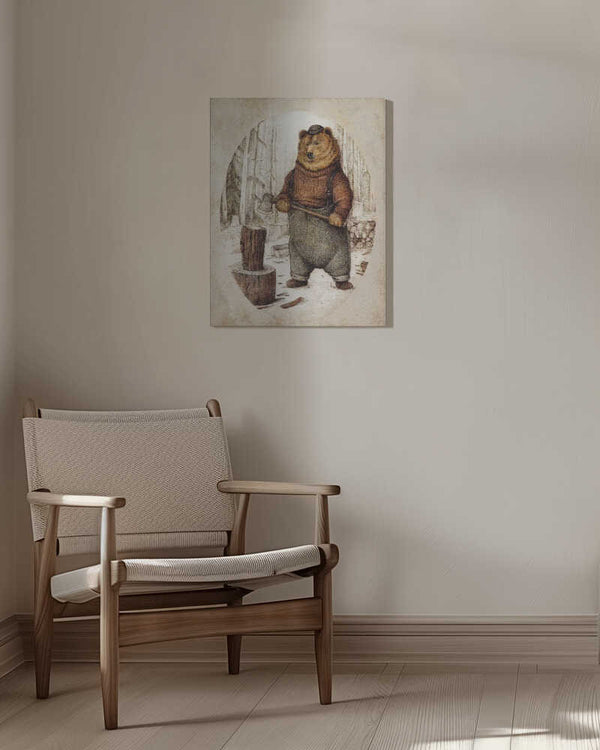 Tablou canvas „Preparing for Winter” de Mike Koubou