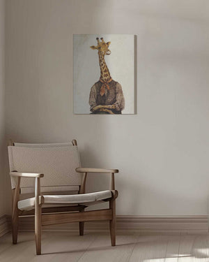 Tablou canvas „Giraffe With A Human Body” de Mike Koubou