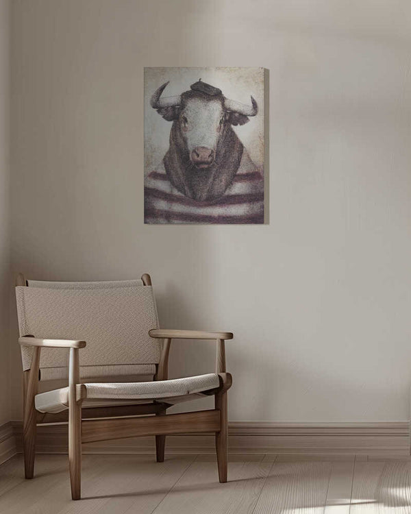 Tablou canvas „Bovine Chic Style” de Mike Koubou