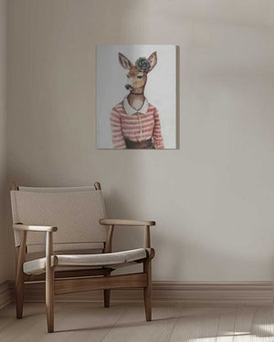 Tablou canvas „A Deer With A Human Body Shape” de Mike Koubou