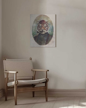 Tablou canvas „Gentleman Tiger” de Mike Koubou