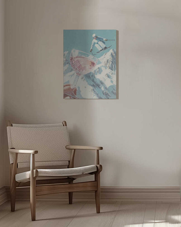 Tablou canvas „Sip and Ski” de Andreas Magnusson