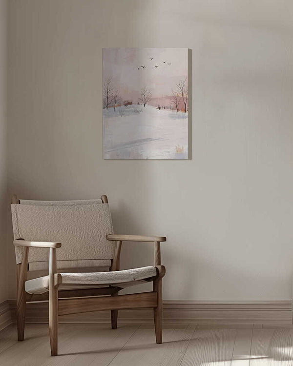 Tablou canvas „Vögel im Winter” de Ohkimiko