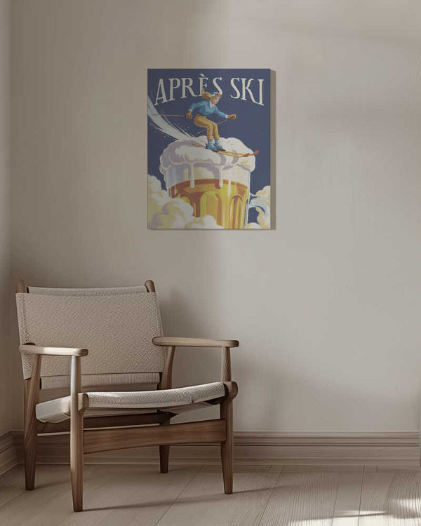 Tablou canvas „Apres Ski Vintage” de Andreas Magnusson