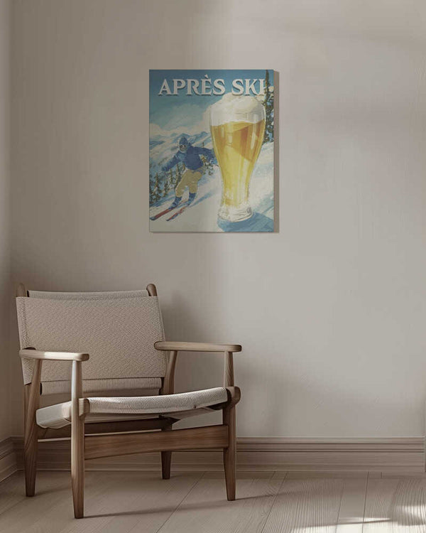 Tablou canvas „Apres Ski Retro” de Andreas Magnusson