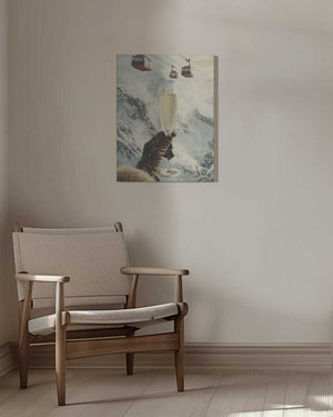 Tablou canvas „Bubbly Skiing” de Andreas Magnusson