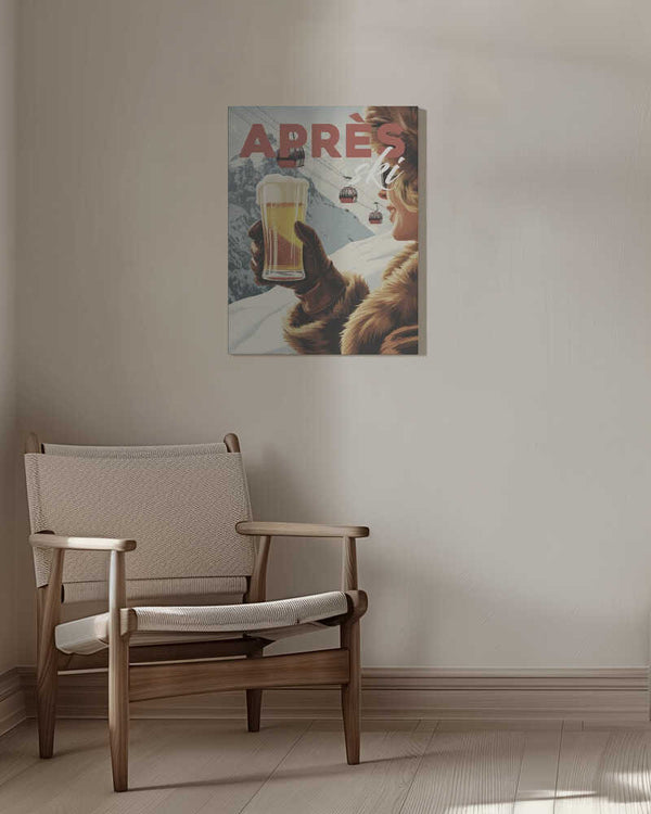 Tablou canvas „Apres Ski Alpine” de Andreas Magnusson