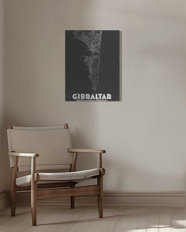 Tablou canvas „Gibraltar British Overseas Territory” de Nicholas