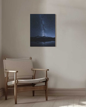 Tablou canvas „Galaxies Reflection” de Toby Harriman