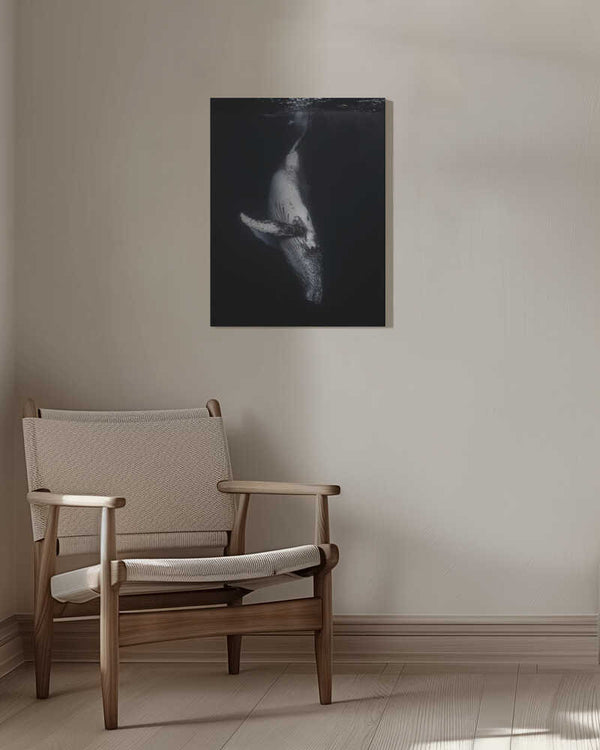Tablou canvas „Black Whale” de Barathieu Gabriel