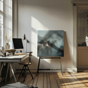 Tablou canvas „lost horses” de Hüseyin Taşkın