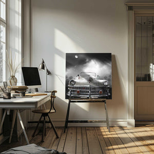 Tablou canvas „White Chrysler” de LARRY BUTTERWORTH