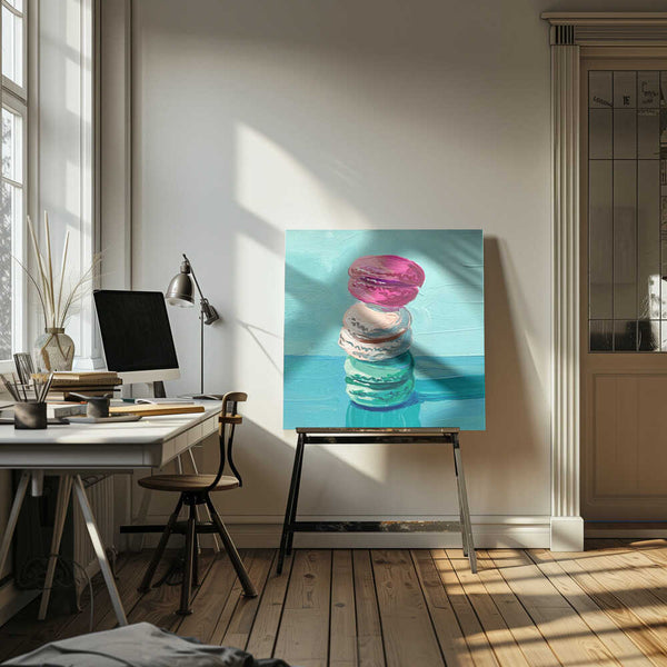 Tablou canvas „Macarons” de Pauline Wegman | Key and Sea Creative