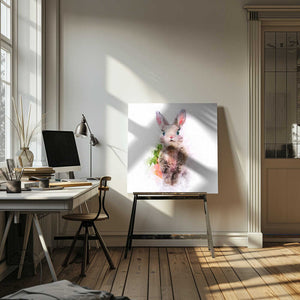 Tablou canvas „Bunny Bliss” de Emel Tunaboylu