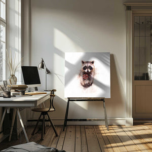 Tablou canvas „Sweet Raccoon Delight” de Emel Tunaboylu