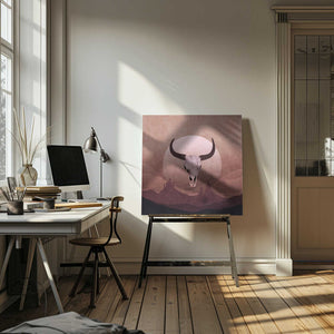 Tablou canvas „Desert Moonrise” de Emel Tunaboylu