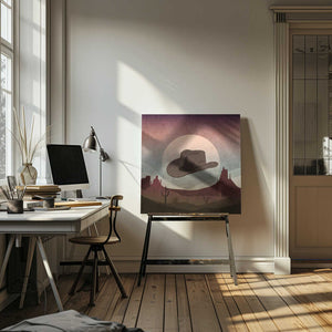 Tablou canvas „Desert Cowboy Dream” de Emel Tunaboylu
