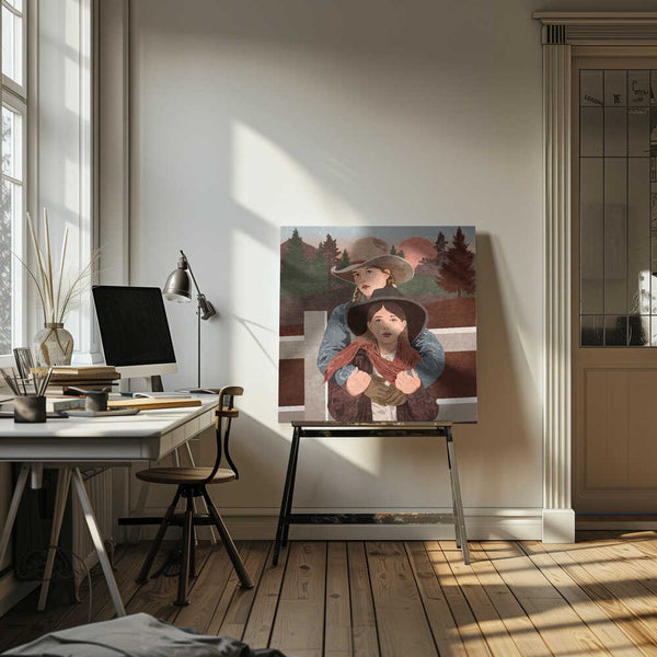 Tablou canvas „Sunset Riders” de Emel Tunaboylu