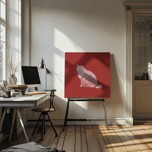 Tablou canvas „Badass Bandit Cat” de Anyone Can Yeehaw