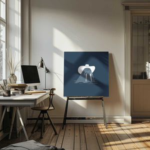 Tablou canvas „Hank The Cowboy Walrus” de Anyone Can Yeehaw