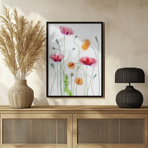 Tablou înramat „Poppies” de Mandy Disher
