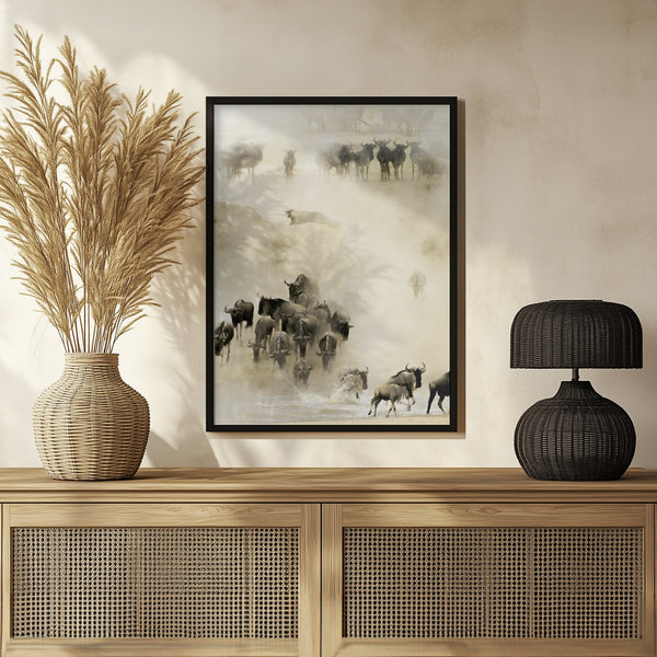 Tablou înramat „Swarming” de Husain Alfraid