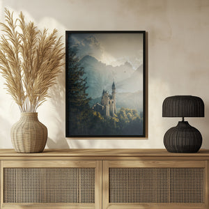 Tablou înramat „Neuschwanstein Castle” de Cuma Cevik