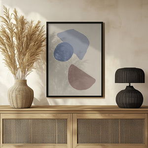 Tablou înramat „Organic Shapes 04” de Pictufy Studio