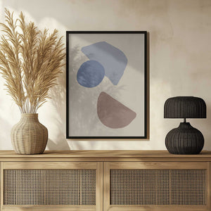 Tablou înramat „Organic Shapes 04” de Pictufy Studio