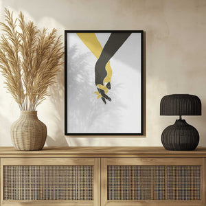 Tablou înramat „Holding Hands” de Pictufy Studio II