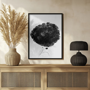 Tablou înramat „Ballerina Hair” de Pictufy Studio II