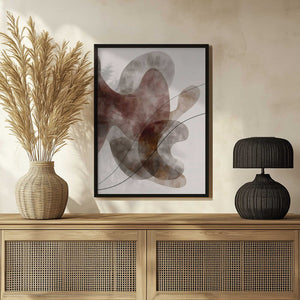 Tablou înramat „Red Seaweed” de Pictufy Studio II