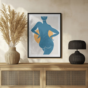 Tablou înramat „Blue Woman” de Pictufy Studio II
