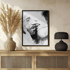 Tablou înramat „Kiss Close” de Pictufy Studio II
