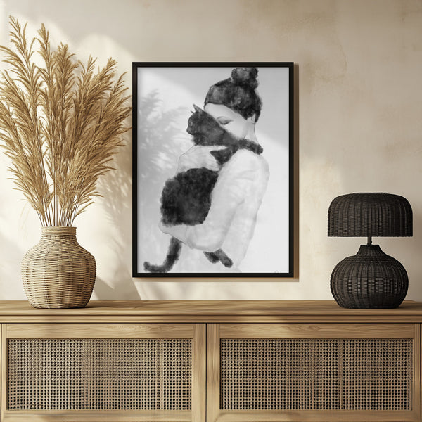 Tablou înramat „Cat Lover” de Pictufy Studio II