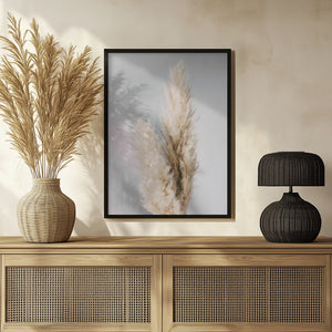 Tablou înramat „Pampas Grass Grey” de Pictufy Studio III