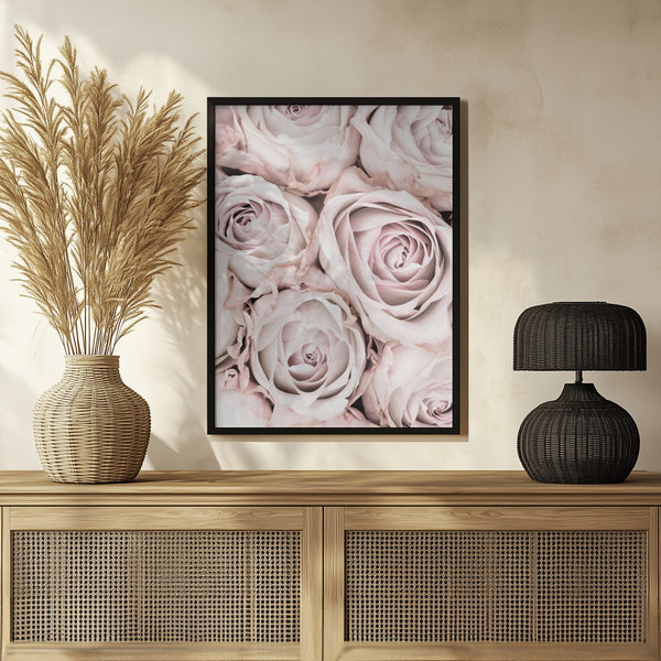Tablou înramat „Pink Roses No 01” de Pictufy Studio III