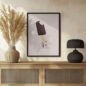 Tablou înramat „You treat me well” de Maarten Léon