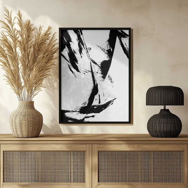 Tablou înramat „Ink Brush Flow” de uplusmestudio